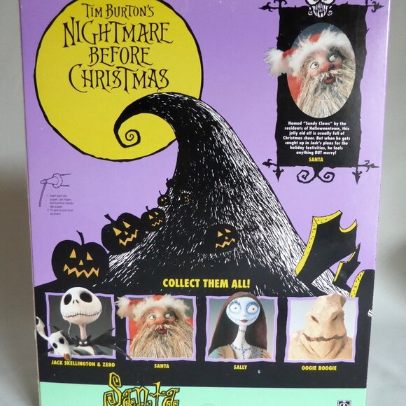 NEW VINTAGE 1993 HASBRO NIGHTMARE BEFORE CHRISTMAS SANTA POSEABLE PUPPET - Picture 4 of 8